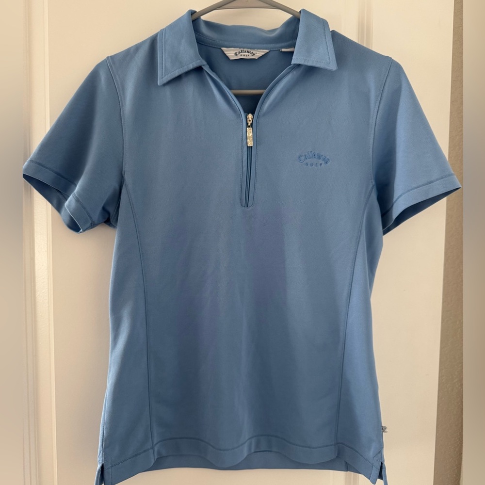 Callaway Light Blue Golf Polo